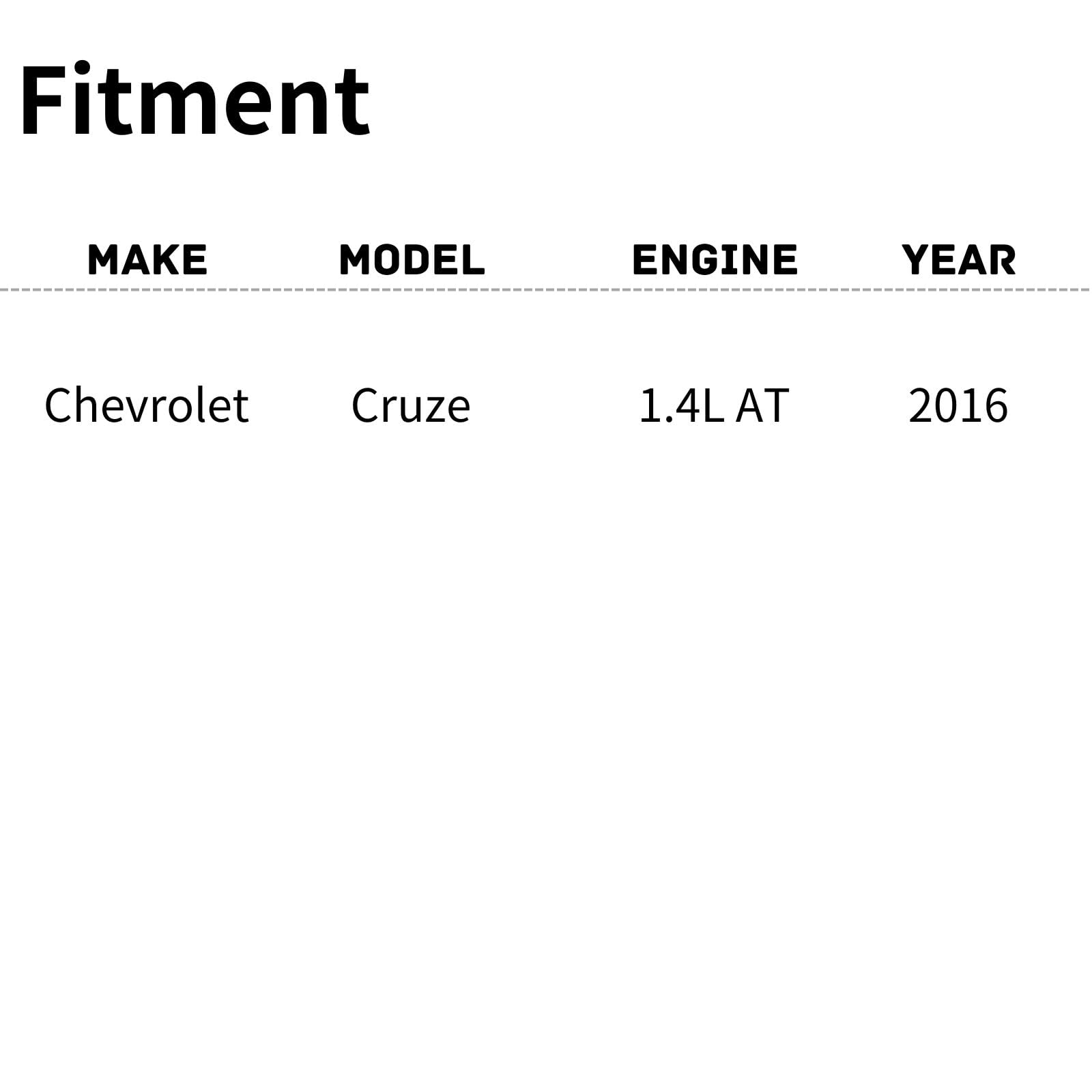 TYG Upgraded Cooling Fan Assembly for 2016 Chevrolet Cruze 1.4L Auto Transmission | Racing-Level OE Replacement Engine Radiator