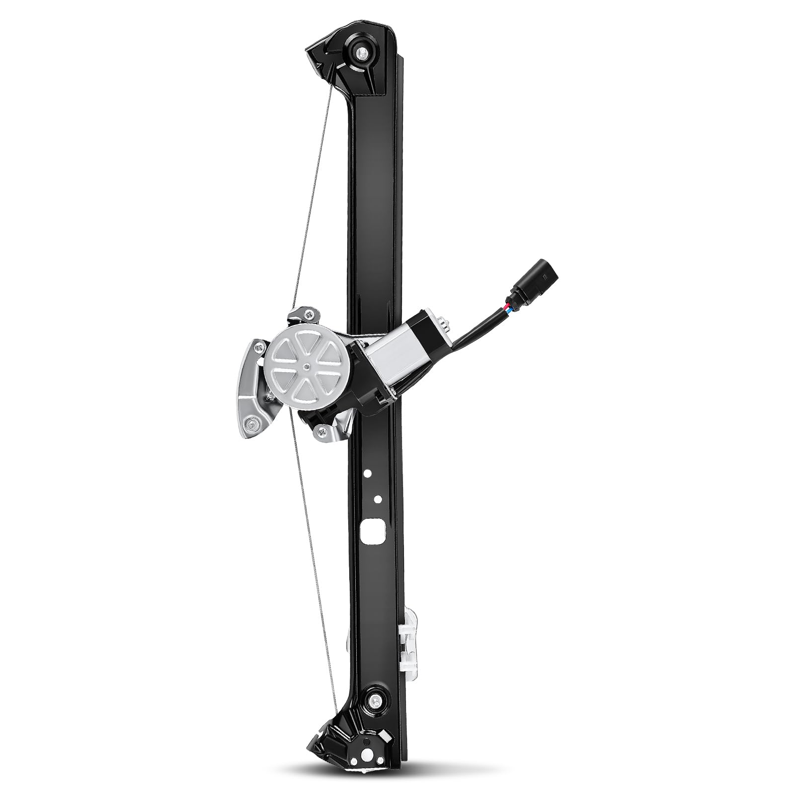 YHTAUTO Rear Passenger Side Power Window Regulator with 2-Pin Motor Assembly for BMW E53 Series X5 2000-2006 Sport Utility
