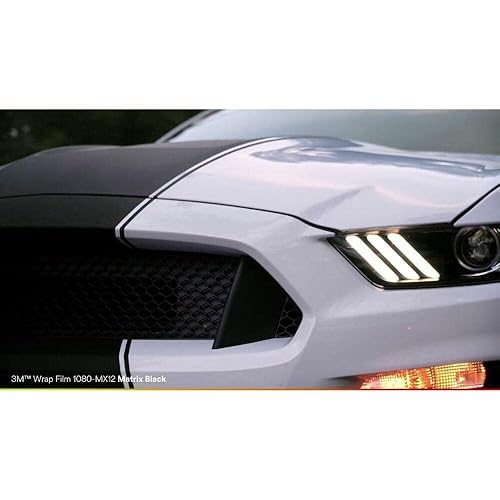 3M 1080 Mx12 Matrix Black 5Ft X 1Ft (5 Sq/Ft) Car Wrap Vinyl Film