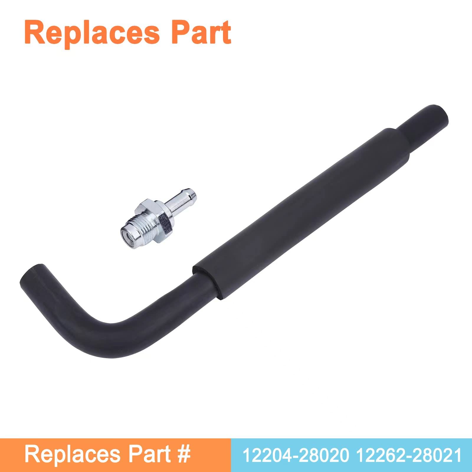 YOUYIEN Engine PCV Valve and Hose Kit for 2.4L 4CYL Camry Corolla Highlander RAV4 Solara Matrix - Replaces #12204-28020 #