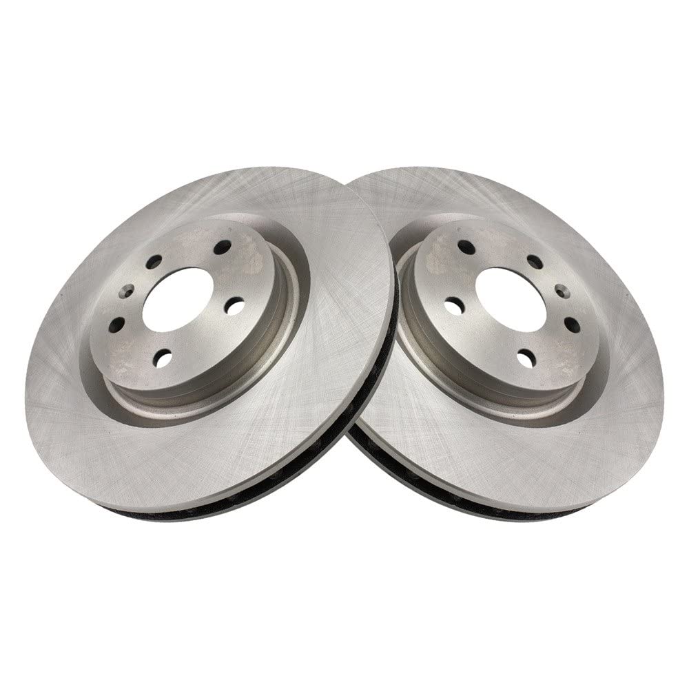 Trq Front Brake Rotors Set Vented Compatible With 2012-2013 Buick Regal 2010-2015 Chevrolet Camaro 2014-2017 Ss 2009 Pontiac G8