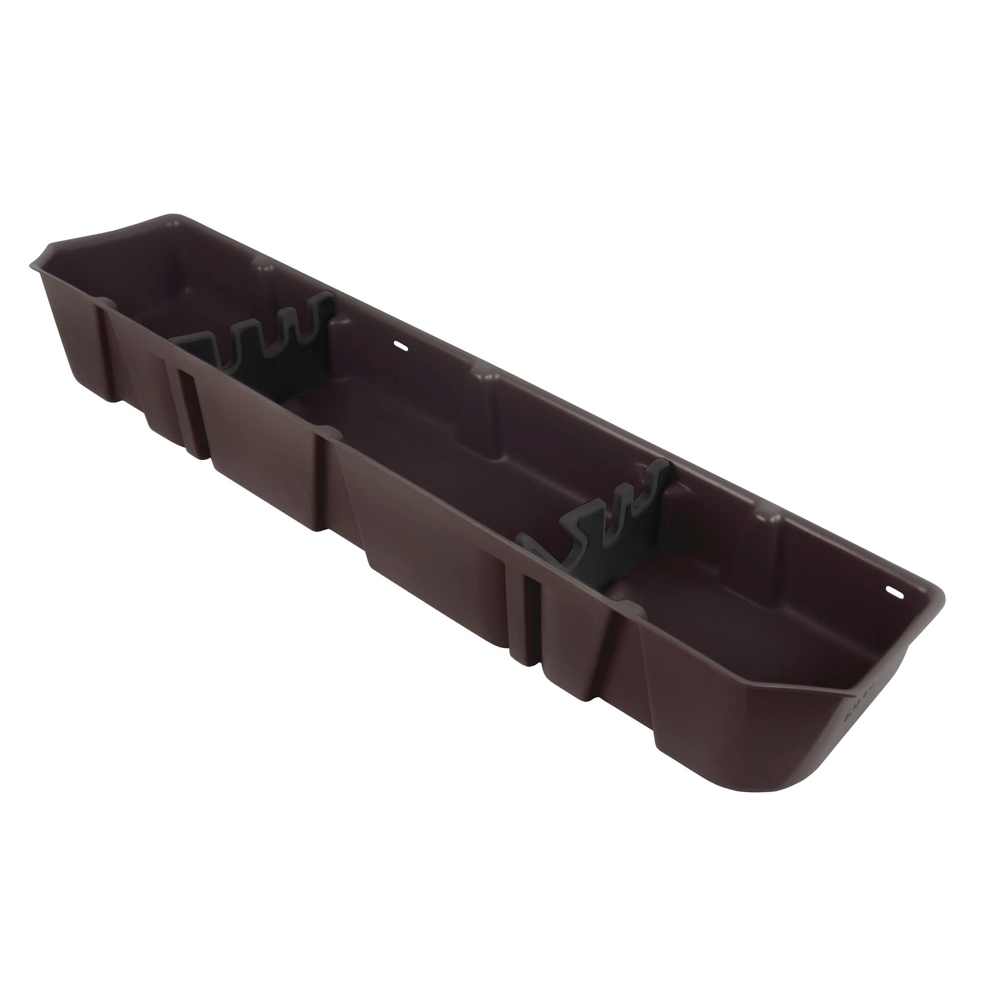 Du-Ha Under Seat Storage Fits 2015-2024 Ford F150 Supercrew & 2017-2024 Ford F250 F350 F450 F550 Super Duty Crew Cab | Brown Hea