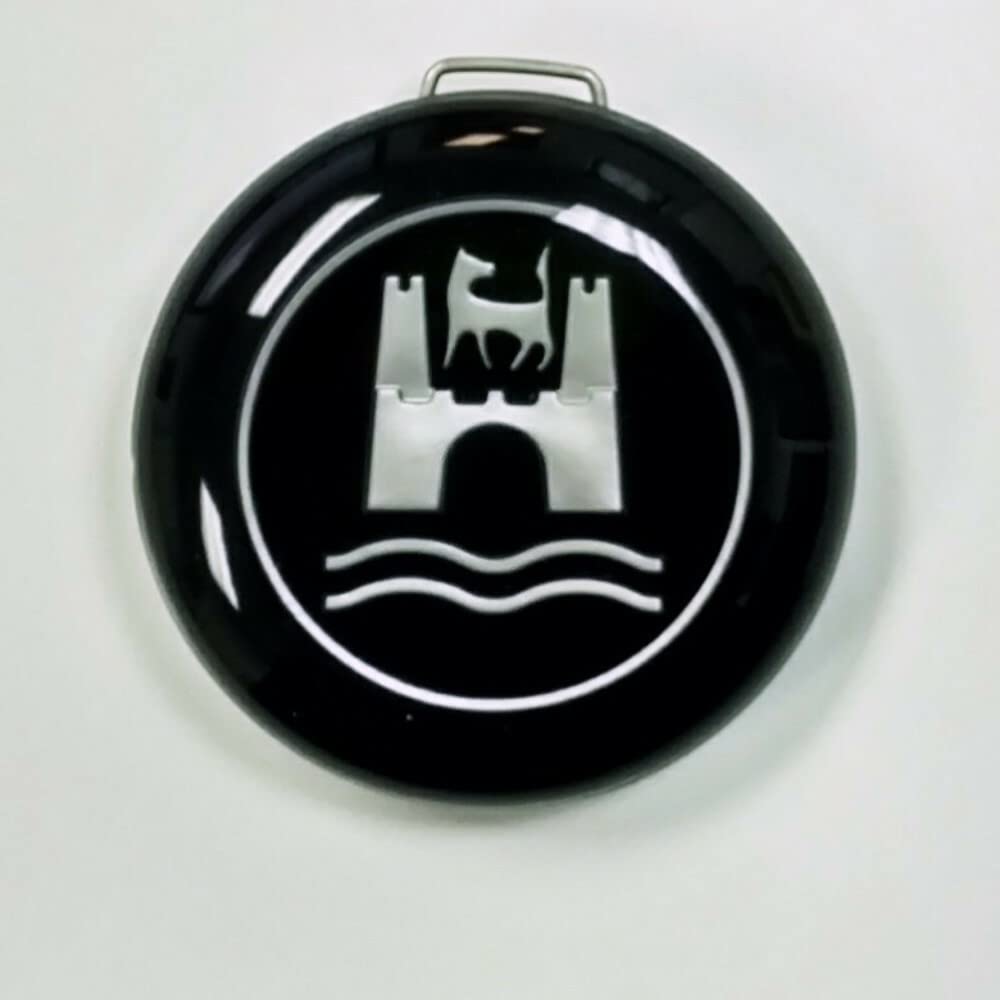 Pirate Mfg Steering Wheel Horn Button W/Wolfsburg, Bug, Ghia, Type-1-2-3 (113-951-532)