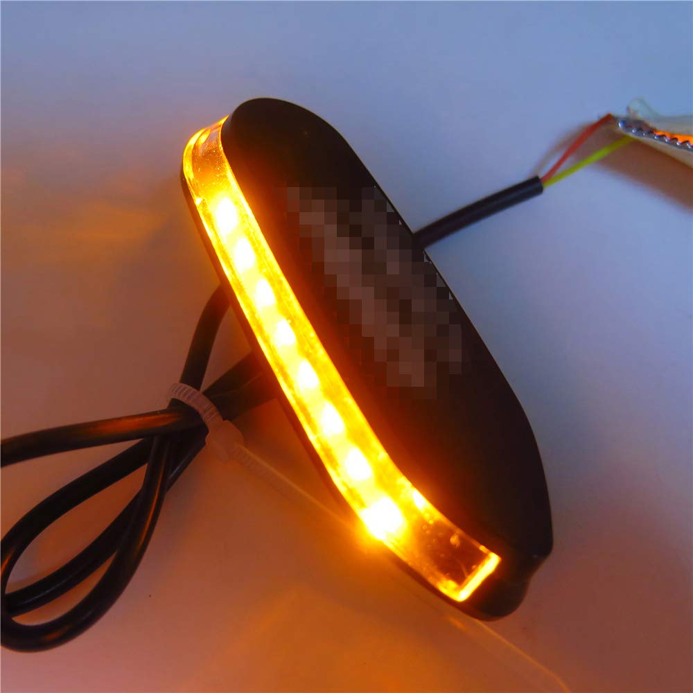 Smt- Led Amber Signal Mirror Block Off Base Plate Compatible With Suzuki Gsxr 600 750 1000 2006-2008 [P/N: Mt222-010A]