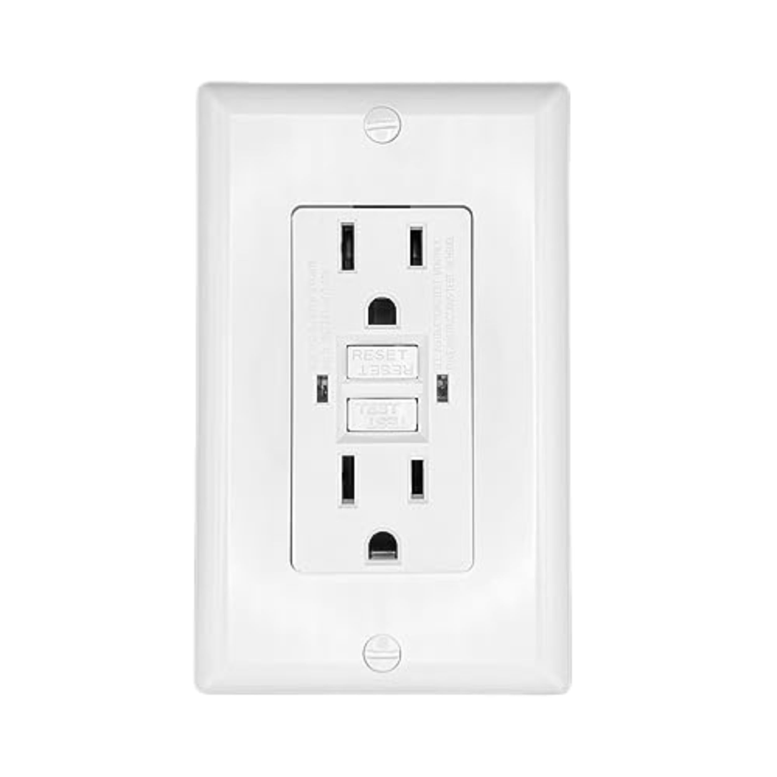 Rv Designer S801, Dual Gfci Outlet With Cover Plate, White, Ac Electrical