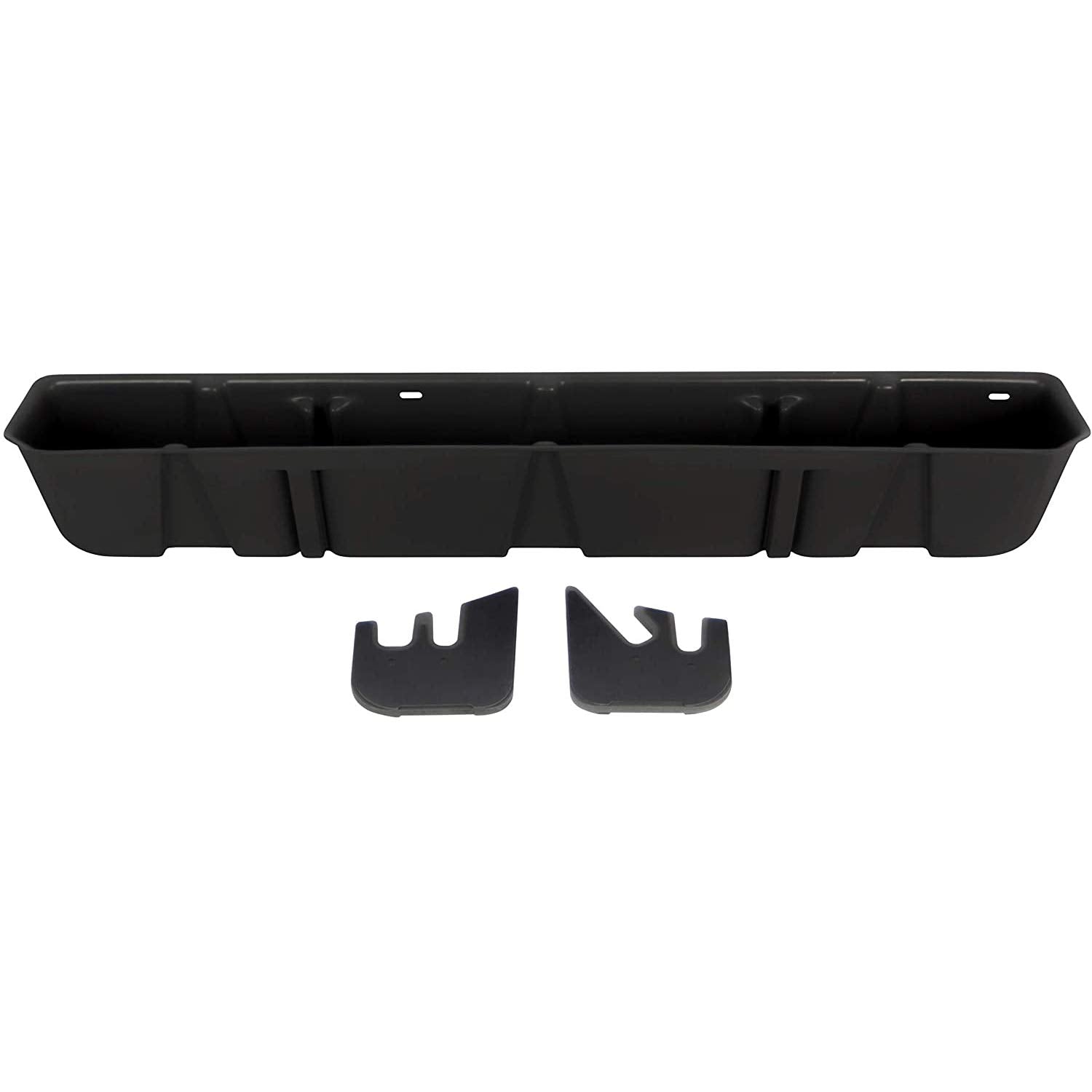 Du-Ha Under Seat Storage Fits 2015-2024 Ford F150 Supercab & 2017-2024 Ford F250 F350 F450 F550 Supercab | Black Heavy-Duty Back