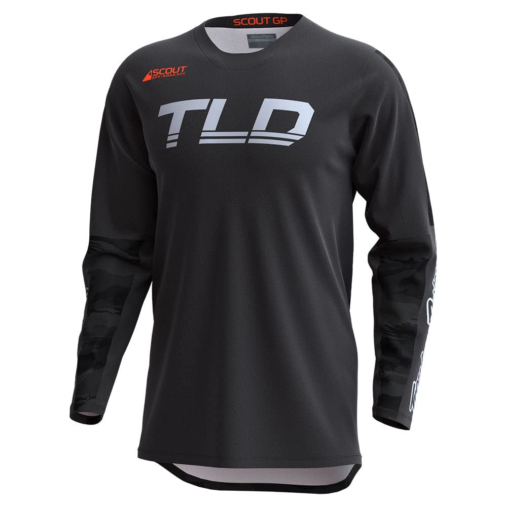 Troy Lee Designs Offroad Motocross Dirt Bike Atv Motorcycle Powersports Racing Jersey Shirt For Men, Scout Gp (Recon Brushed Camo Black, Xl)