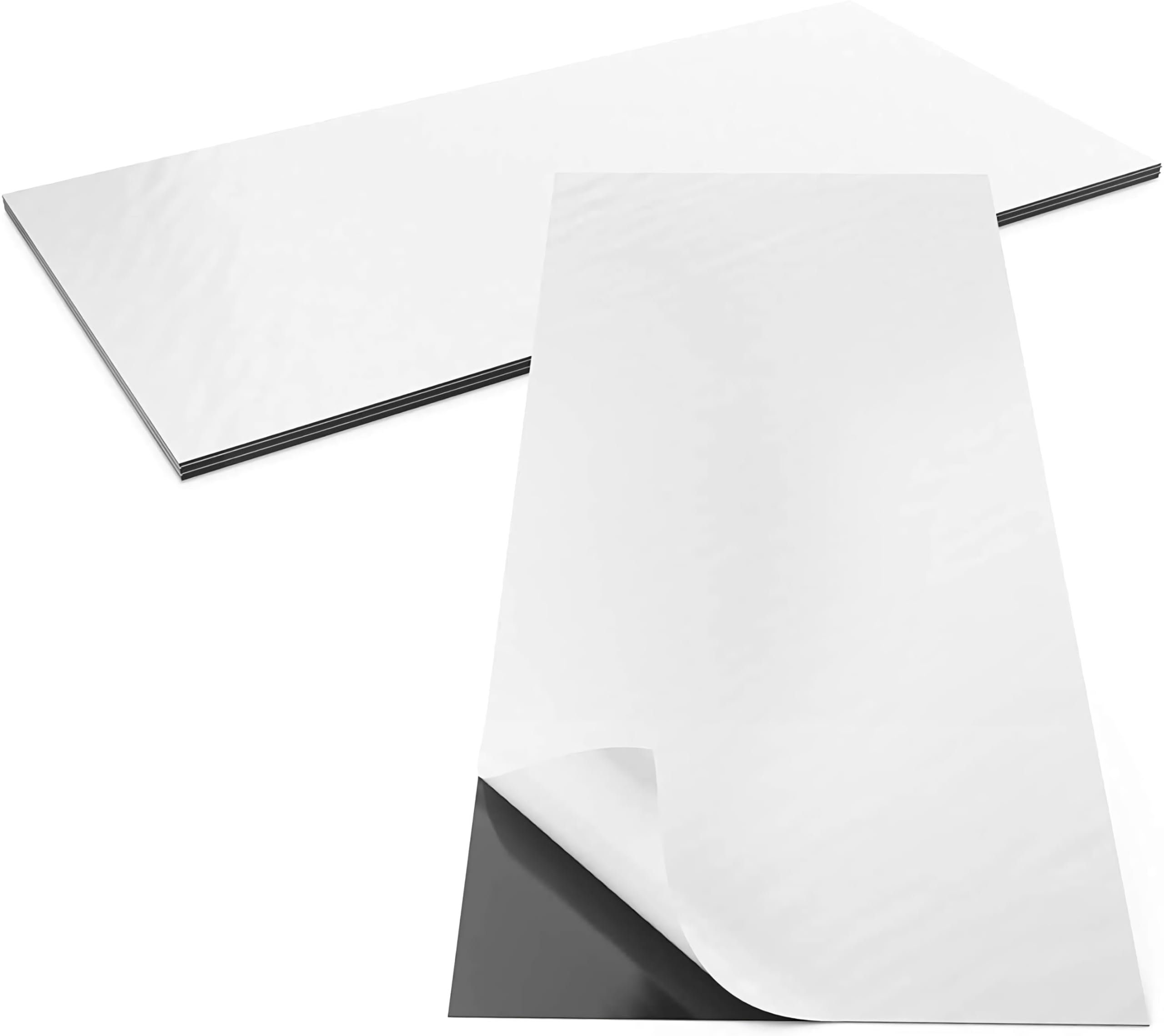 Cut To Size, Durable 4X12In Sticker Magnetizer 2 Pk: Turn Any Decal Into A Strong Magnet. Weatherproof Magnetic Strip Protects B