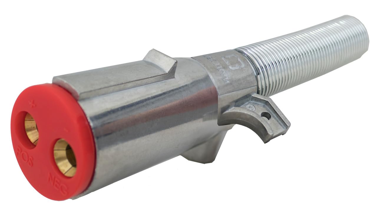 Tectran 670-19Sg Dual Pole Plug (Socket Tailgate Connector, Plug Assembly With Spring Guard - Screw Termination)