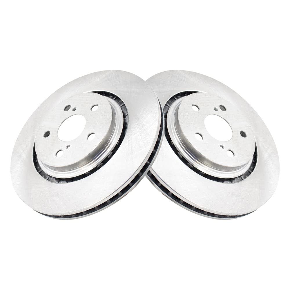 Trq Front Brake Rotors Set Vented Compatible With 2022 Lexus Nx250 Nx350 Nx350H 2016-2022 Rx350 2018-2022 Rx350L Rx450H Rx450Hl