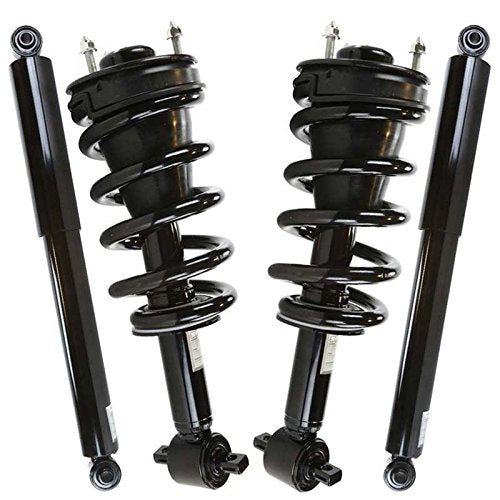 Autoshack Front & Rear Complete Struts Coil Springs And Shock Absorbers Set 4 Replacement For 2007-2013 Chevrolet Silverado 1500 2007-2013 Gmc Sierra 1500 4.3L 4.8L 5.3L 4Wd Awd Rwd Ks1011535Cst100138