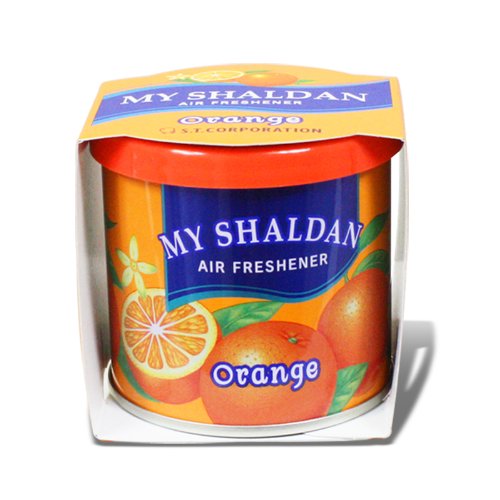 Auto Dynasty My Shaldan Car Cup-Holder Air Freshener, Pack of 12, Orange Scented