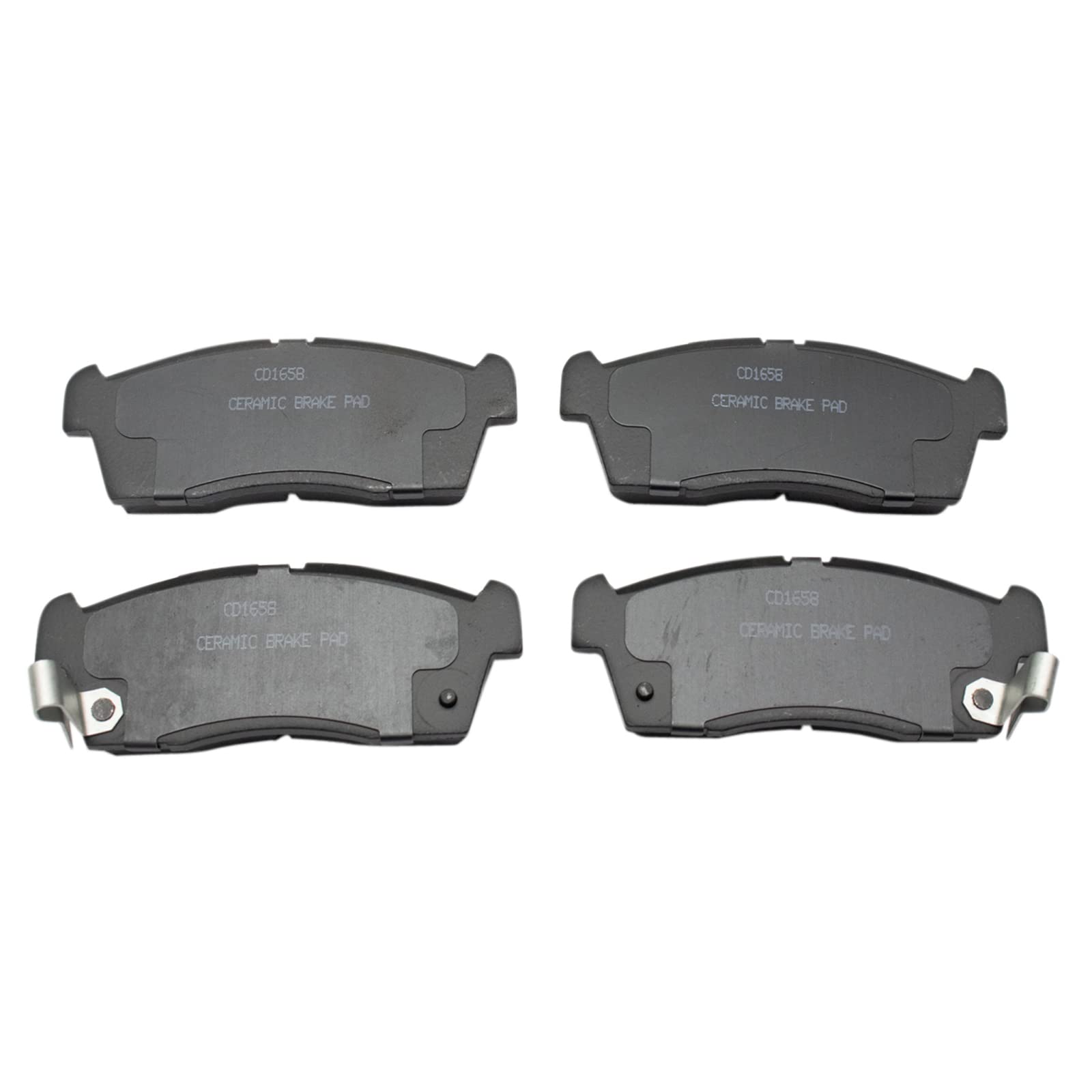 Trq Front Brake Pads Ceramic Compatible With 2012-2017 Mitsubishi I-Miev
