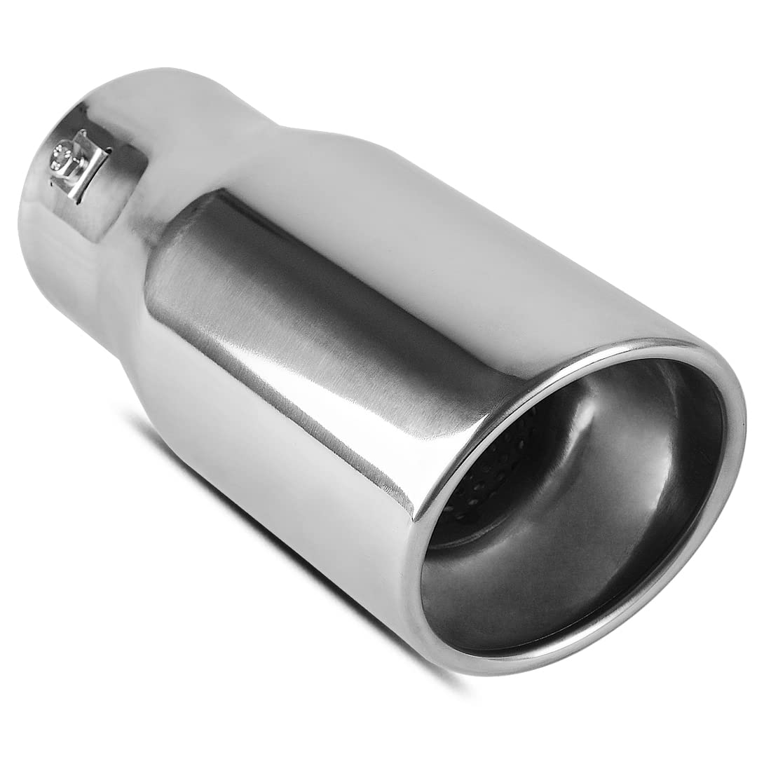 Autosaver88 1.5-2.5 Inch Chrome Exhaust Tip, 1.5''-2.5'' Inlet 4'' Outlet 9'' Long Stainless Steel Exhaust Tip With Adapters, Fi