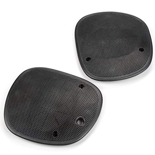 G-Plus Front Driver Passenger Side Dash Speaker Grille Grill Cover Compatible With Chevy S10 Blazer Bravada/1998-2005 Gmc Jimmy Sonoma 15046442 & 15046441