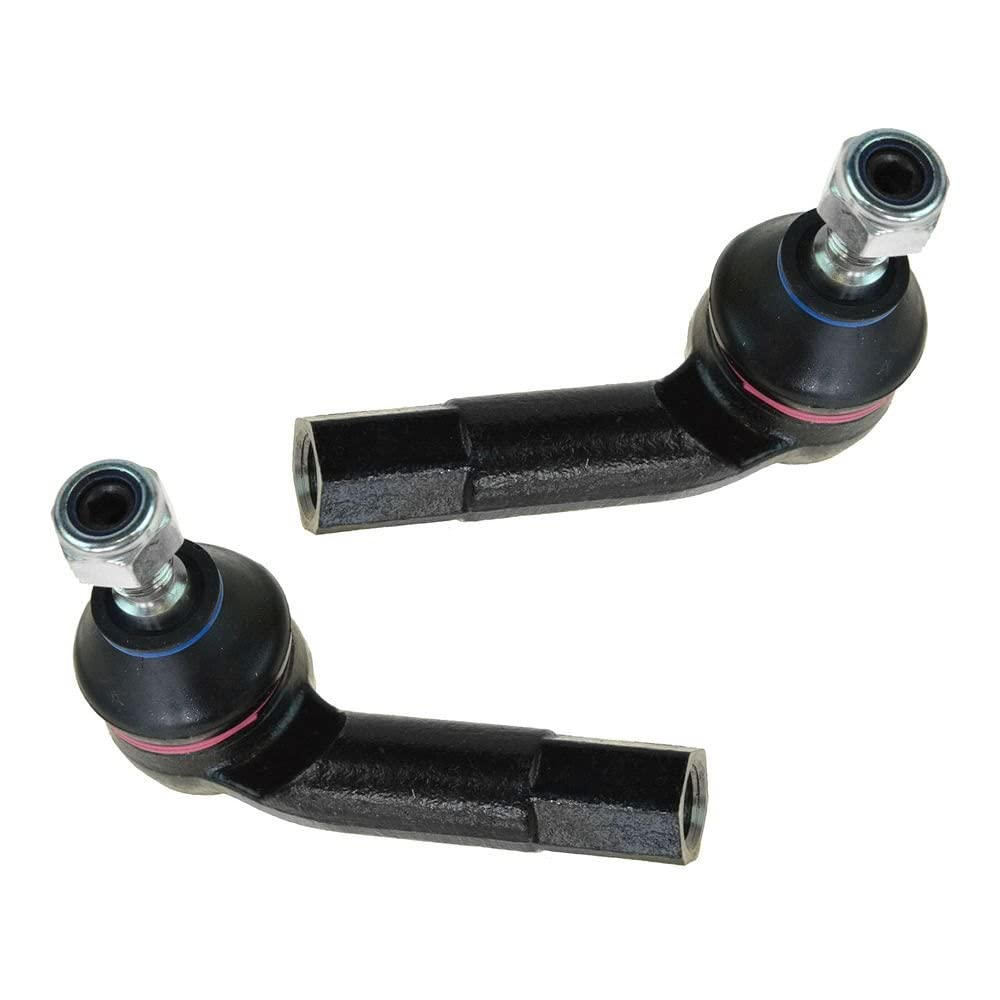 Trq Front Outer Tie Rod Set Compatible With 1998-2010 Volkswagen Beetle 1999-2006 Golf 1999-2005 Jetta