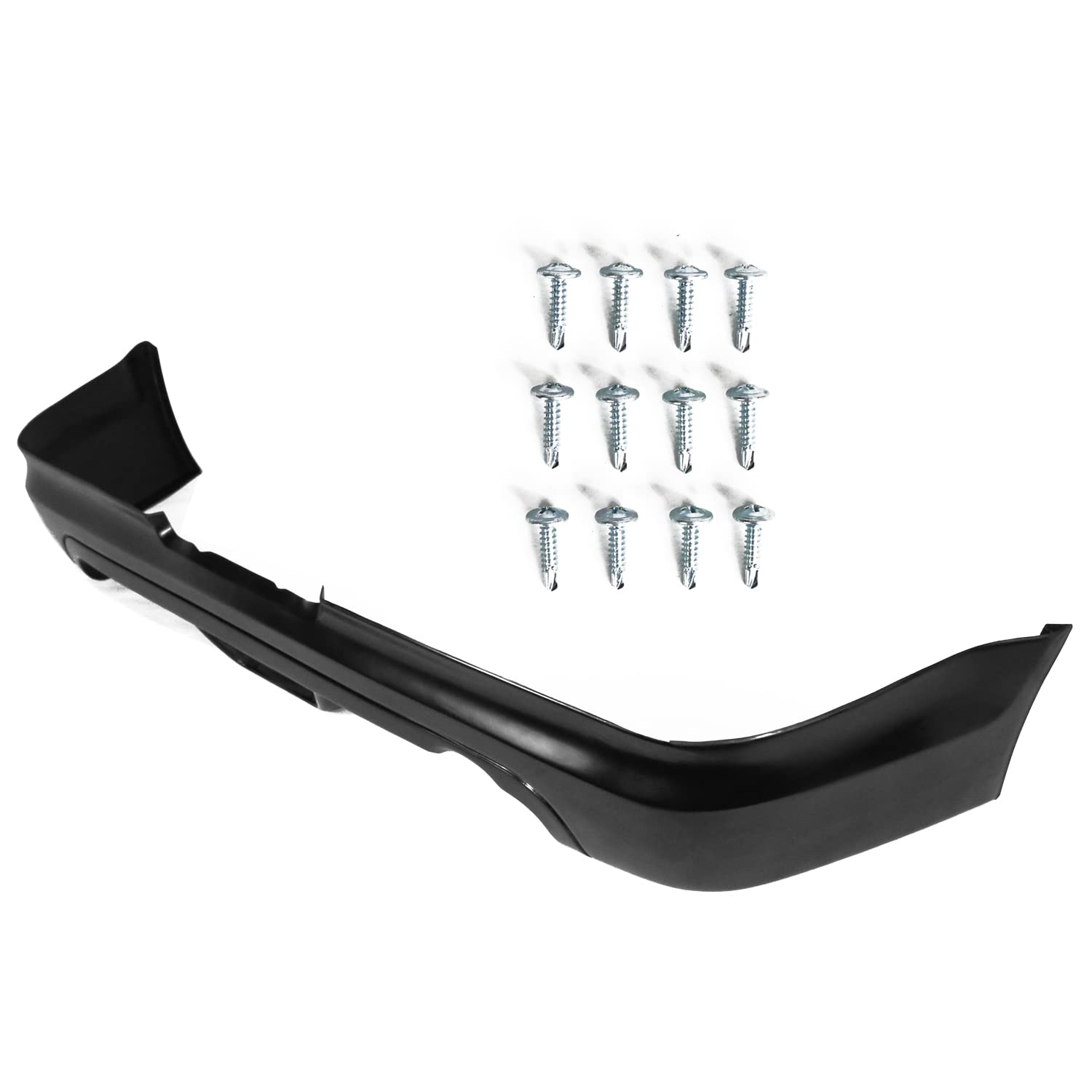 Rear Bumper Lip Compatible With 2002-2004 Acura RSX, Unpainted Black PU Rear Splitter Spoiler Valance Chin Diffuser Body Kit by