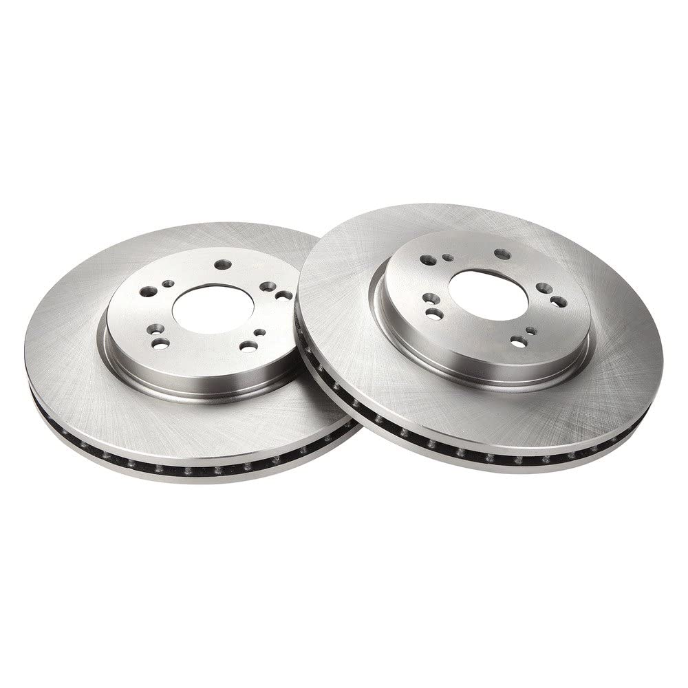 Trq Front Brake Rotors Set Vented Compatible With 2007-2012 Acura Rdx 2010-2011 Honda Accord Crosstour 2007-2016 Cr-V 2012-2015