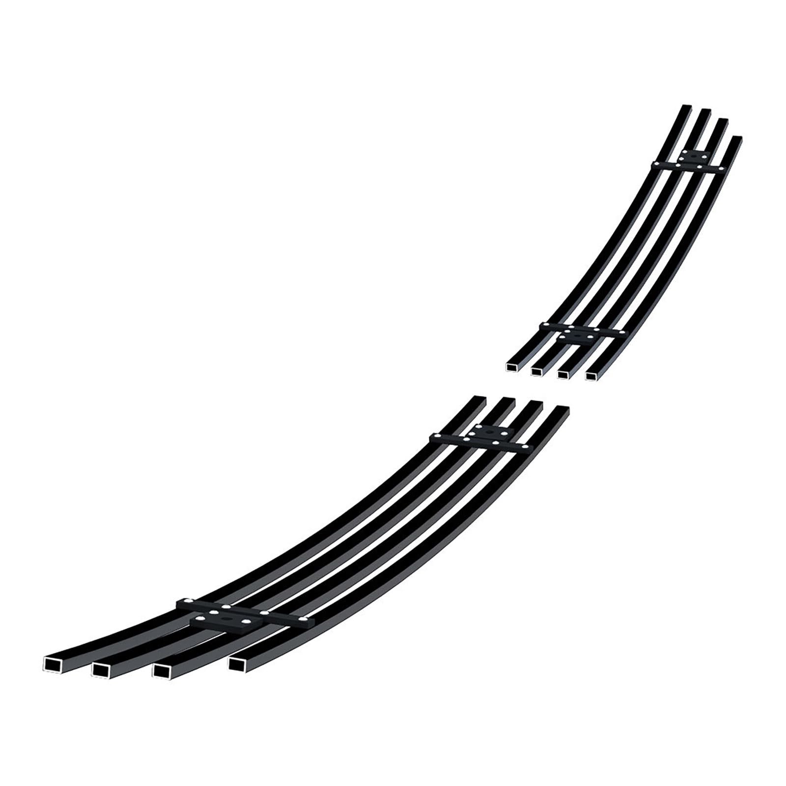 Off Roader eGrille Compatible with Chrysler Crossfire 2004-2008 Lower Bumper Stainless Steel Black 8x6 Horizontal Billet Grille