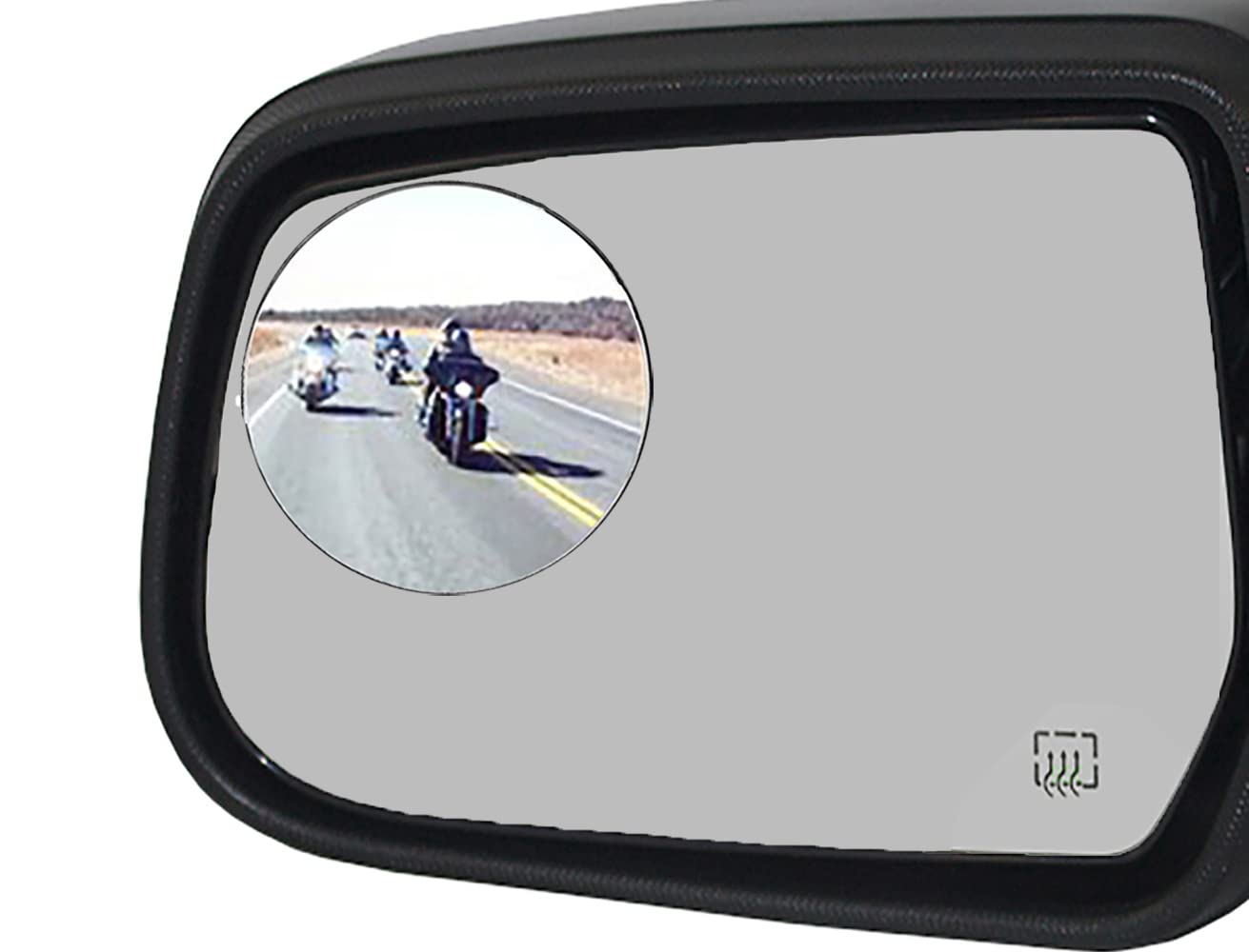 Ampper 4 Pack 3'' Blind Spot Mirrors, Aluminum Frame Glass Convex Rear View Blind Spot Mirrors For Pick-Up Truck, Suv, Van, Larg