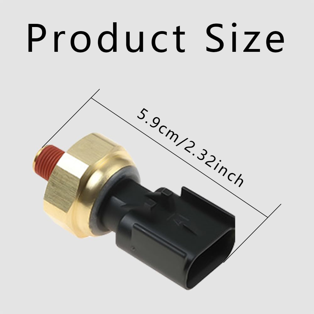Engine Oil Pressure Sensor Switch, Oil Sending Unit, Engine Oil Pressure Sensor Sender Switch Compatible With Dodge, Jeep, Chrysler, Ram, Replace 5149064Aa, 5149062Aa, 56028807Ab