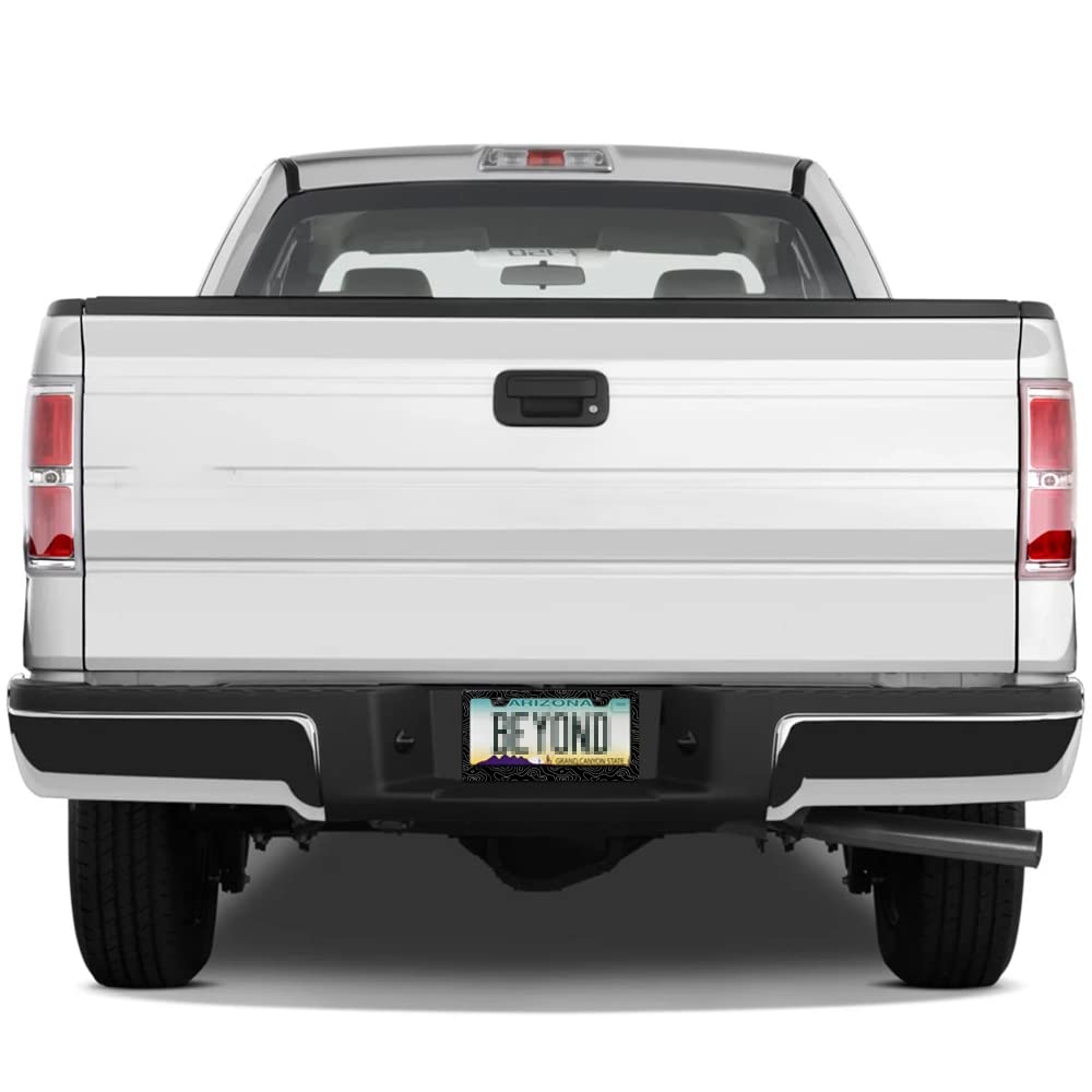 2 Pack Topographic | Topography | Map | Exploration | Discovery License Plate Frames, Stainless Steel License Plate Cover With S