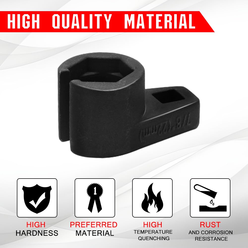O2 Sensor Socket 7/8 O2 Sensor Socket 3/8-Inch Drive By 7/8-Inch (22 Mm) Offset Oxygen Sensor Socket-Universal
