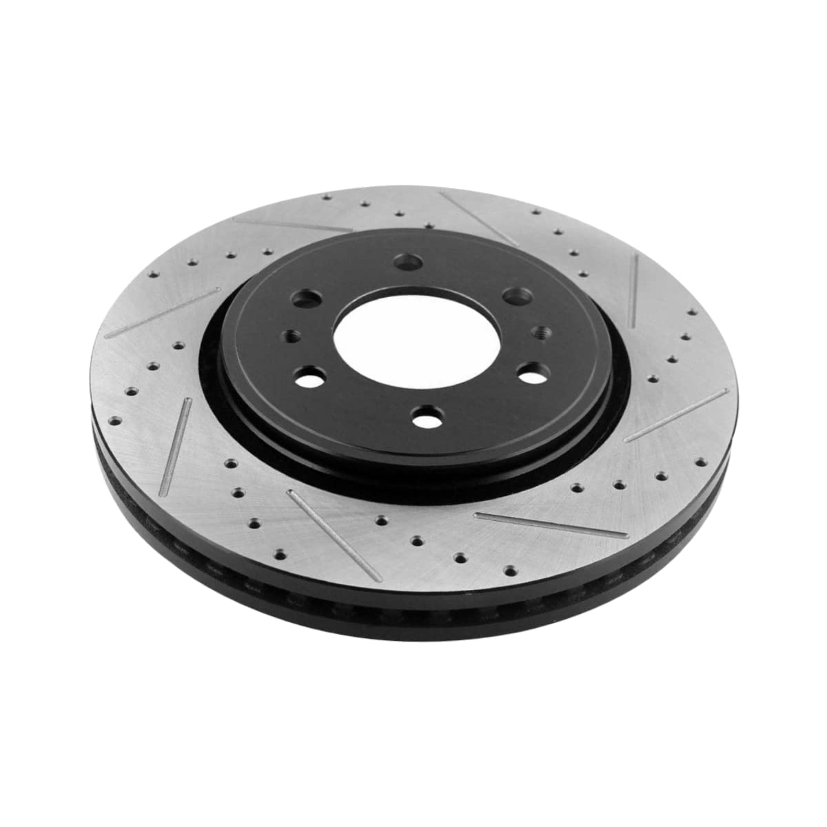 Autoshack Black Hat Drilled And Slotted Brake Rotors Front Brake Rotor Replacement Kit For 2007-2021 Ford Expedition 2010-2020 F-150 2007-2023 Lincoln Navigator 2.7L 3.5L 5.0L V6 4Wd Awd Rwd Pr64155Lr