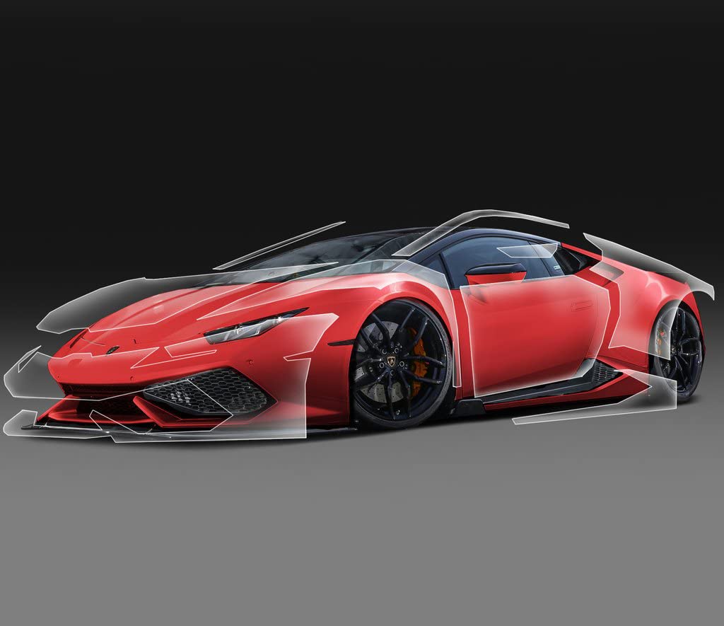 VViViD Vinyl Clear Paint Protection Bulk Film 24 Inch X 54 Inch Inches