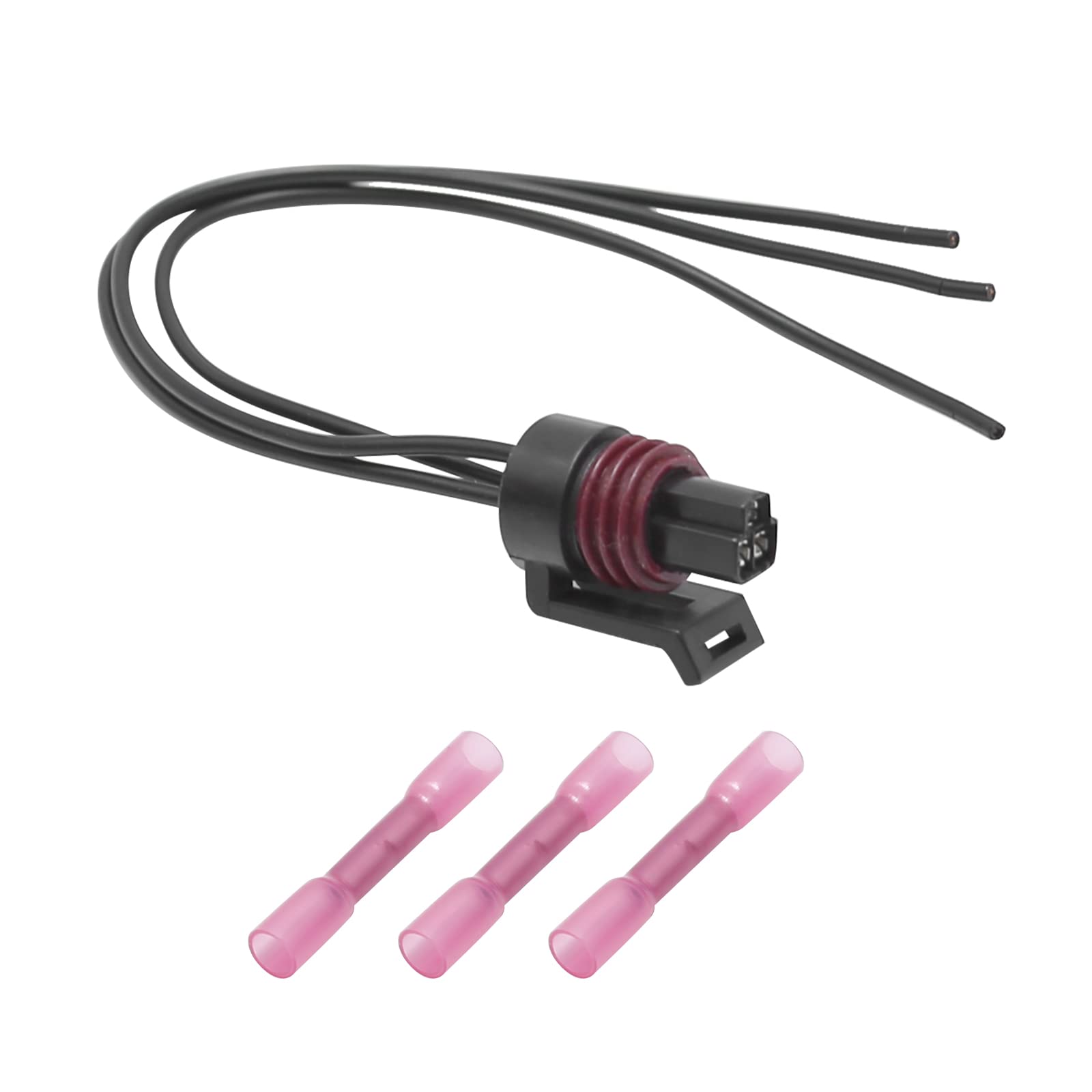 Saihisday Icp Ebp Repair Connector Harness Pigtail 3 Way 5C3Z12224A, 904-222 Replacement For Ford F250 F350 F450 F550 Super Duty