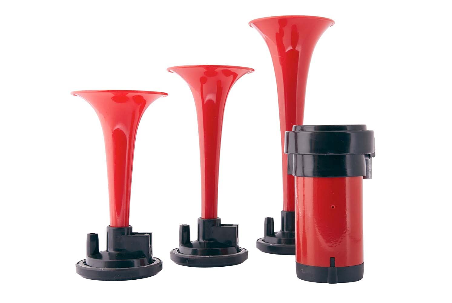 Hella 003001671 Triple-Tone Air Horn Kit With 12V Air Compressor And Mounting Bracket