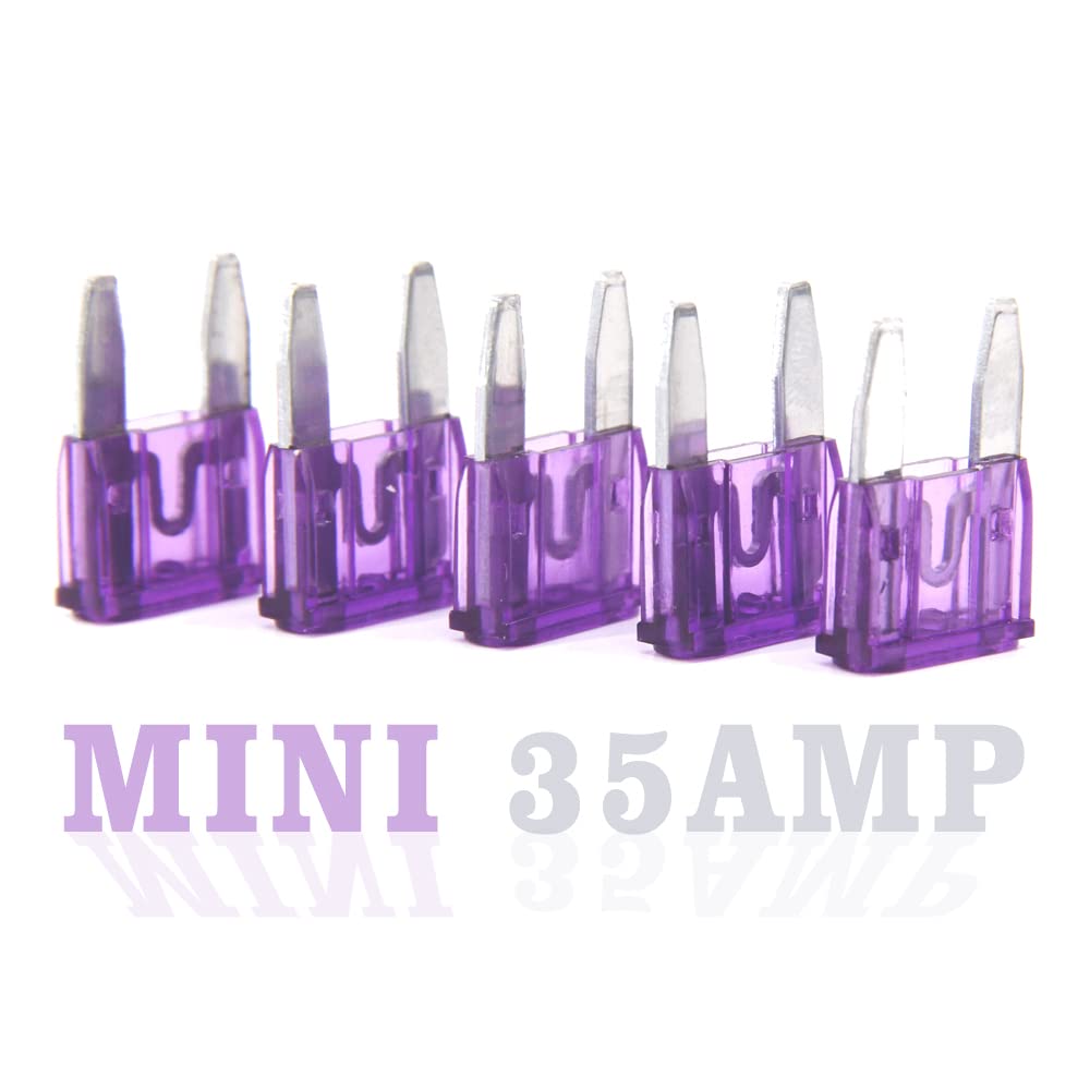 Fymusing 20 Pcs 35A Mini Blade Fuse, Automotive Fuse For Car Truck