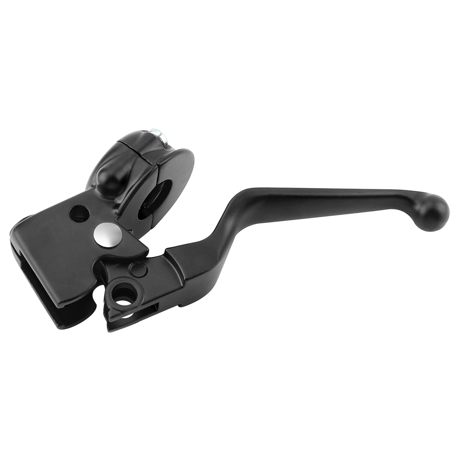 M Mati Clutch Lever & Mount Perch Bracket Assy Black For Harley Davidson Sportster 883 1200 Softail Dyna Electra Glide Road King