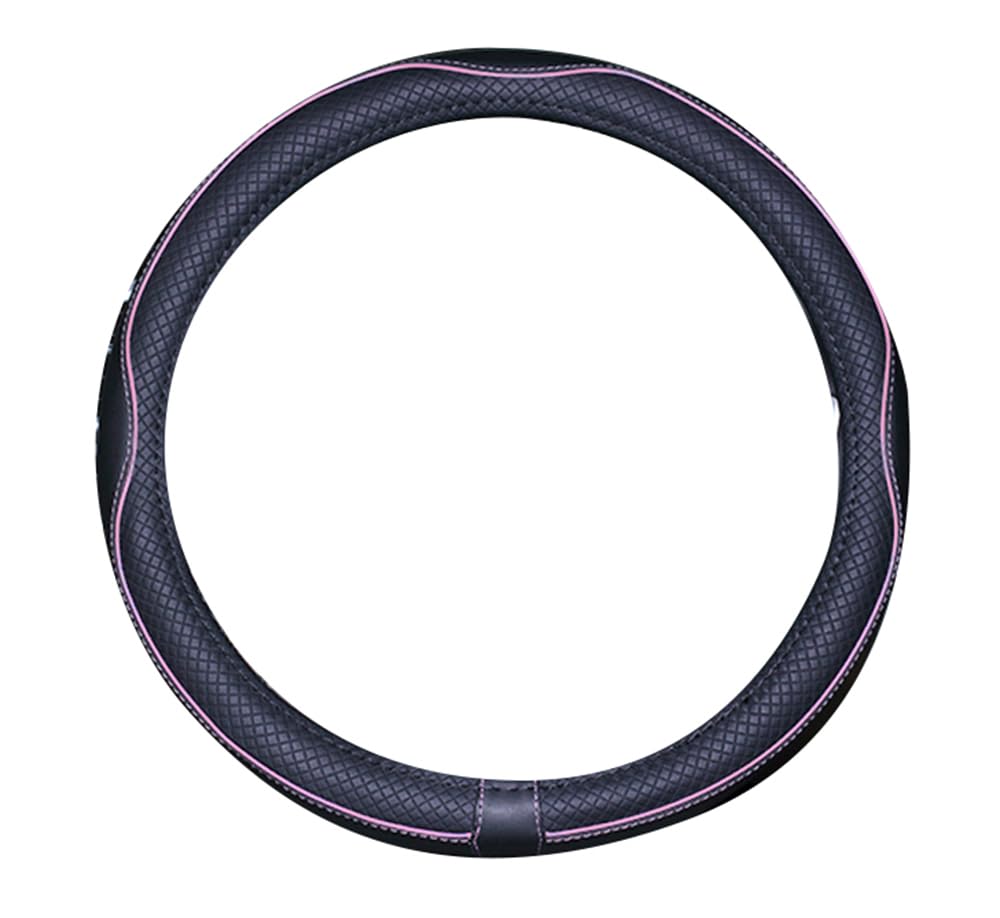 Mayco Bell 2019 New Microfiber Leather Car Extra Large Steering Wheel Cover For Big Trucks (17.5-18'', Pink)