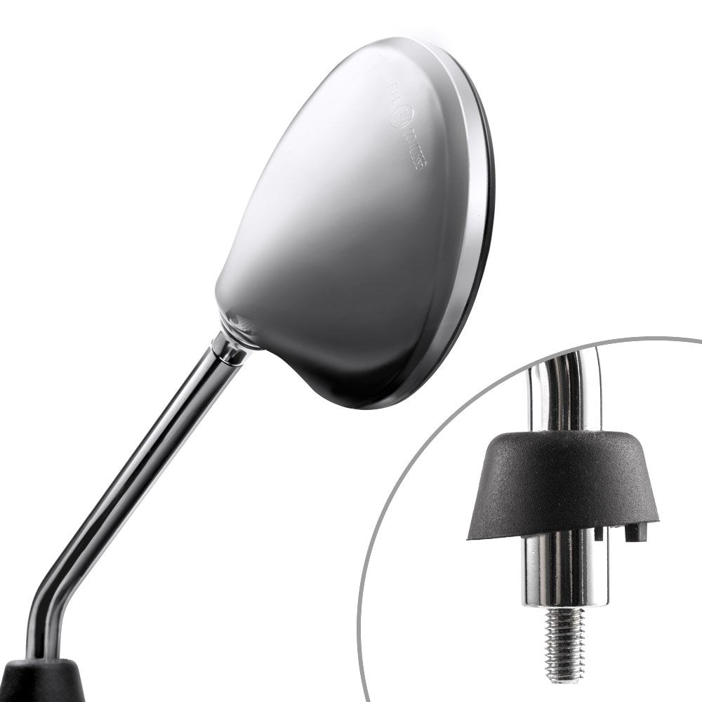 Kiwav Oem Replacement Mirror Fv-025-1 Compatible For Piaggio Liberty Rst125 200 Vespa Lx 50 125 150 Left Hand