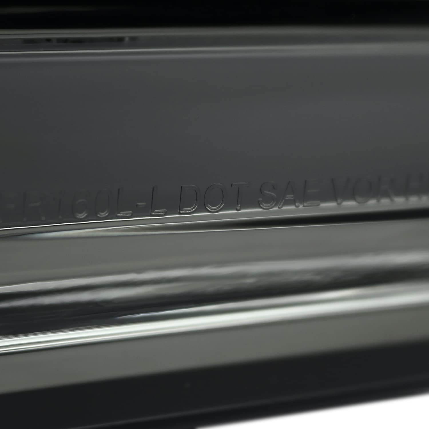 Spec-D Tuning Led Light Bar Smoke Lens Projector Headlights Compatible With 2008-2010 Ford F250/F350/F450/F550 Super Duty, Left + Right Pair Headlamps Assembly