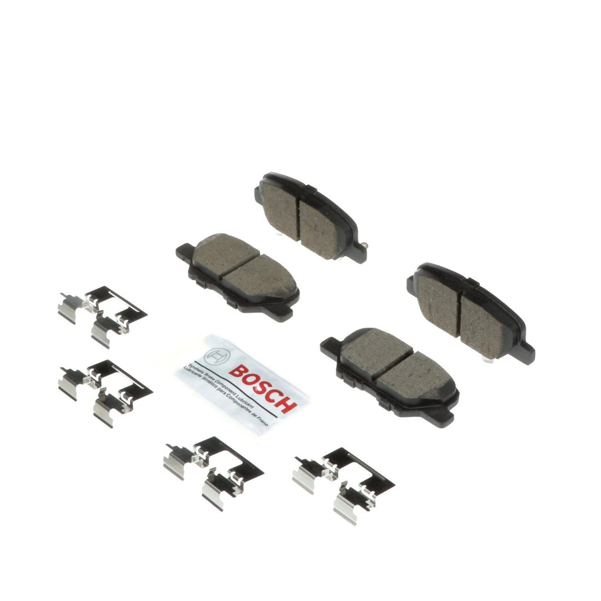 BOSCH BC1679 QuietCast Premium Ceramic Disc Brake Pad Set - Compatible with Select Mazda 3, 3 Sport, 6; Mitsubishi Outlander, Ou