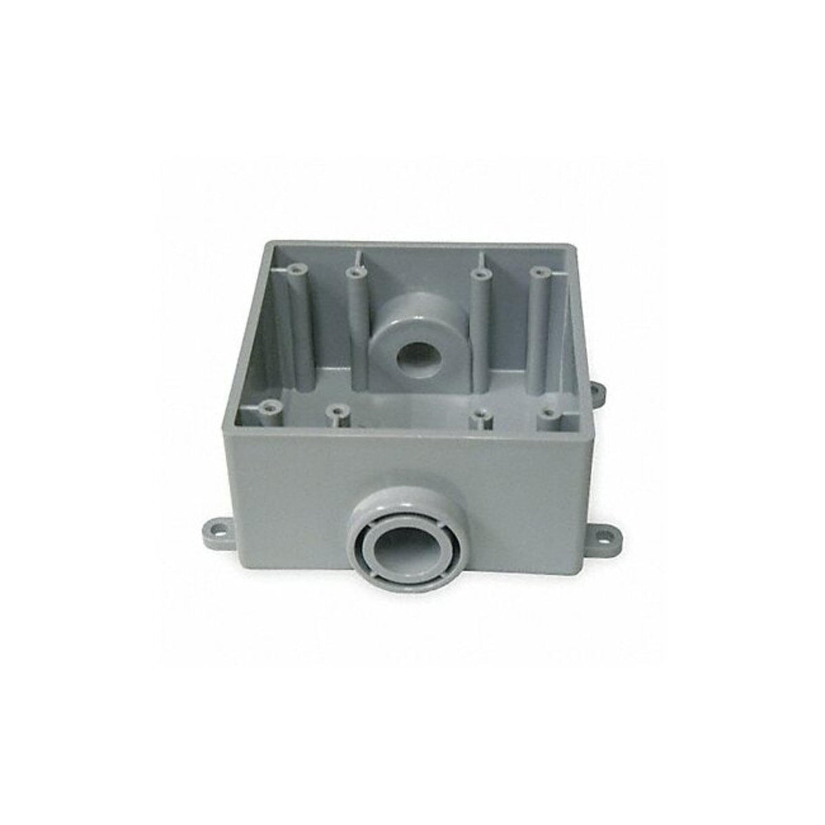 Cantex Weatherproof Box,2Gang,PVC,36 cu. in
