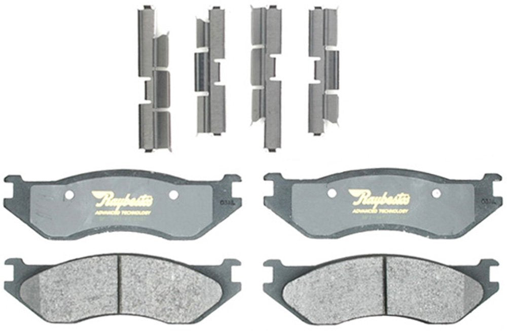 Raybestos ATD966M Advanced Technology Semi-Metallic Disc Brake Pad Set
