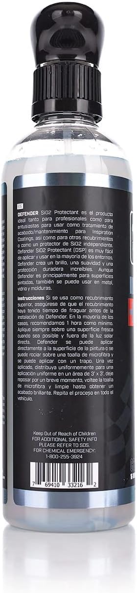 P & S Professional Detail Products Defender SiO2 Protectant Coating - High-Gloss Spray Sealant, 16 oz, Model G290P