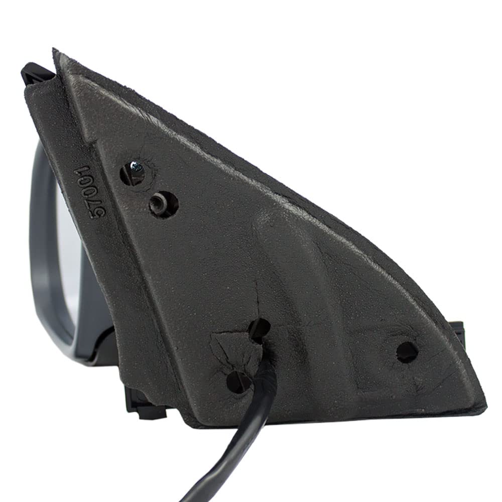 Brock Replacement Driver Side Power Mirror with Heat, Signal, Puddle Light and Paint to Match Gray Cover Comaptible with 2005 A4 Sedan 2006-2010 A5 Sedan 1K1857507DJ9B9