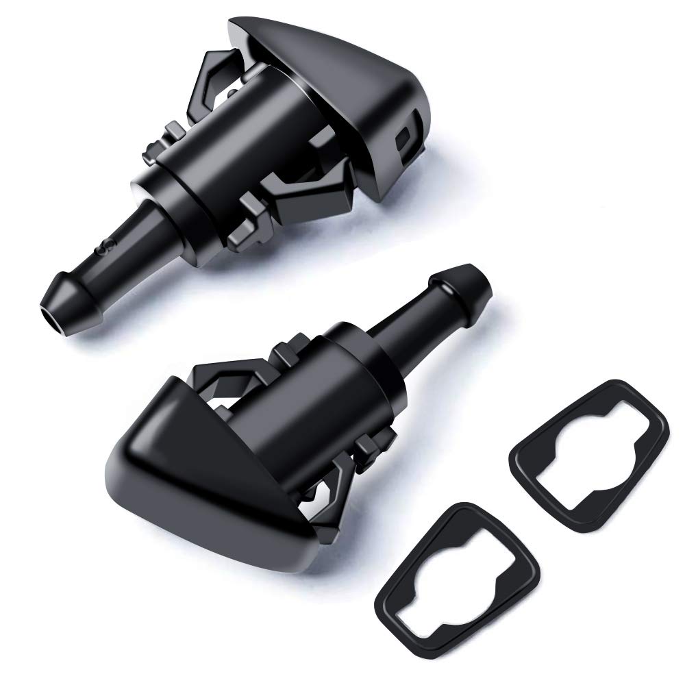Otuayauto Front Windshield Washer Nozzles - Replacement For Chrysler, Dodge, Jeep, Ram - Replaces Oem #: 4805742Ab, 4805742Ac. 5
