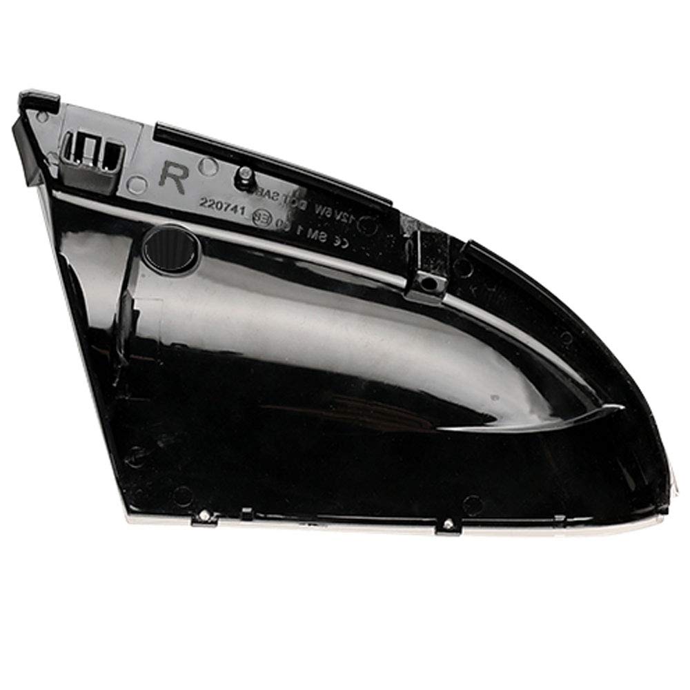 Jinfili Front Right Rearview Mirror Led Turn Signal Lights Assembly Passenger Side Marker Puddle Lamp Compatible With 2010-2018