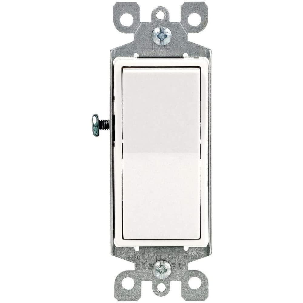 Leviton R72-05613-0WS 15 Amp White Illuminated Light Switch