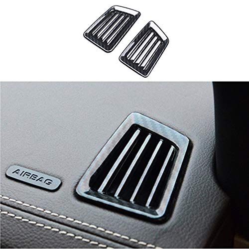 Ruihe 2Pc Carbon Fiber Color Air Conditioning Dashboard Vent Cover Fit For Ford Ranger 2015 2016 2017 2018 2019 2020 2021 Abs