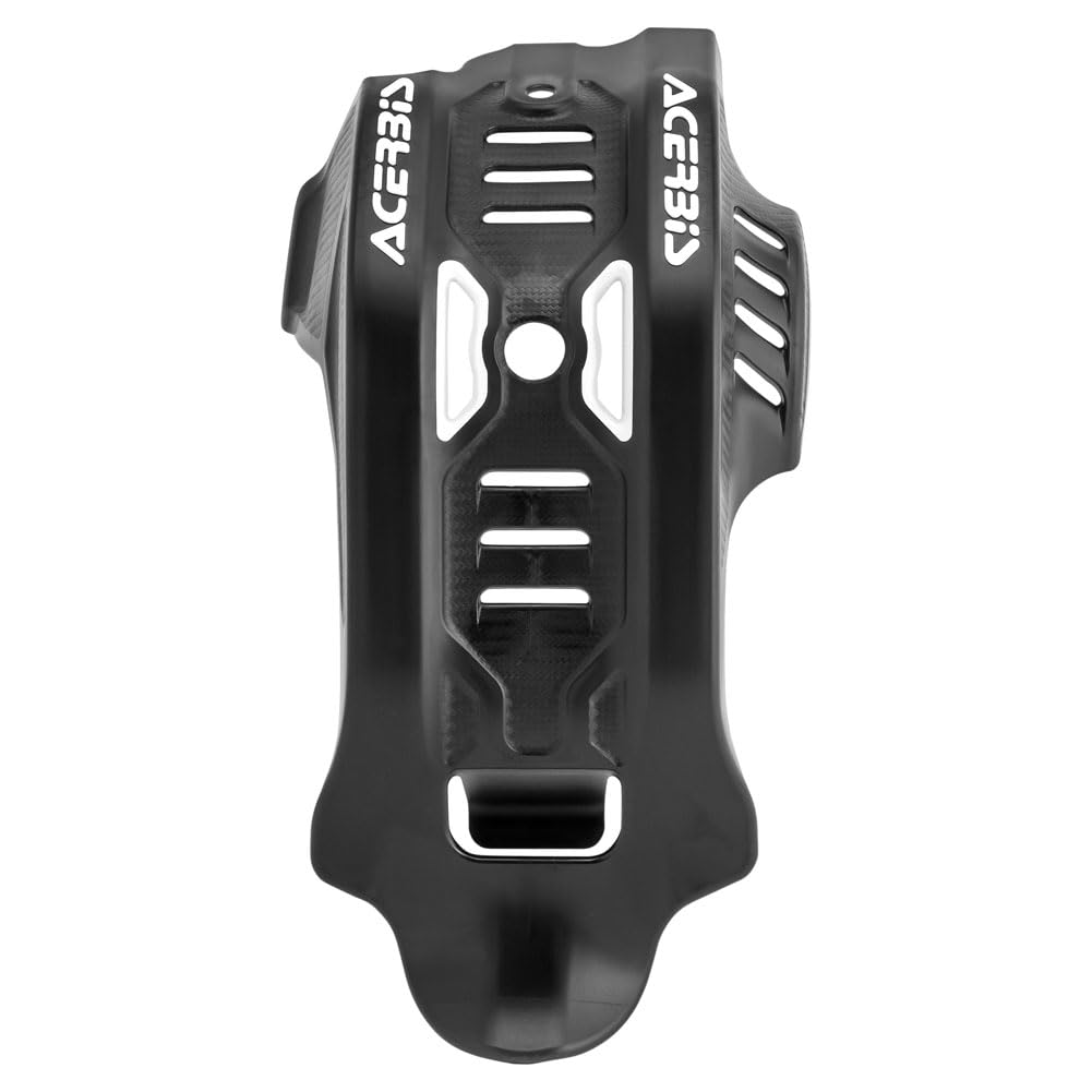 Acerbis Plastic Mc Skid Plate With Linkage Guard Black/White For Ktm 450 Sx-F 2016-2018