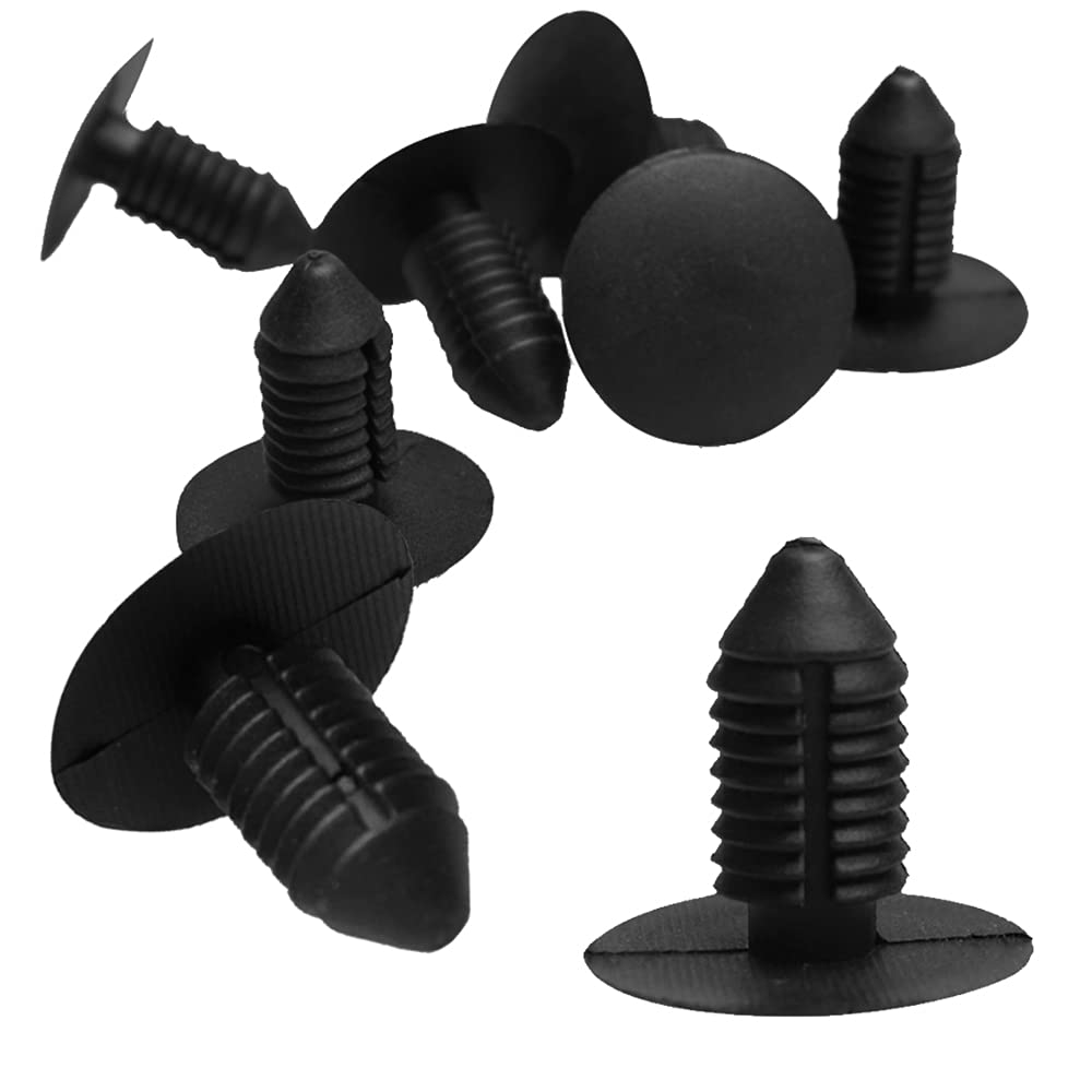 Lecwof 3/8' Hole Size Radiator Apron Panel Clip Gm 1619321 Bumper Cover Retainer 9.5Mm Hole Fit For Buick Cadillac Chevrolet Gmc Oldsmobile Pontiac (100)