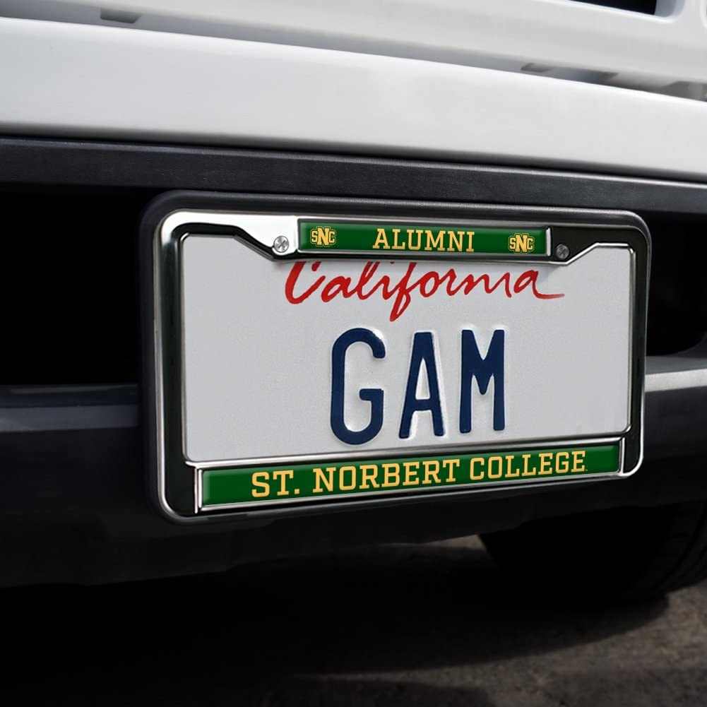 St. Norbert College Alumni Logo Full Size Standard License Plate Metal Frame