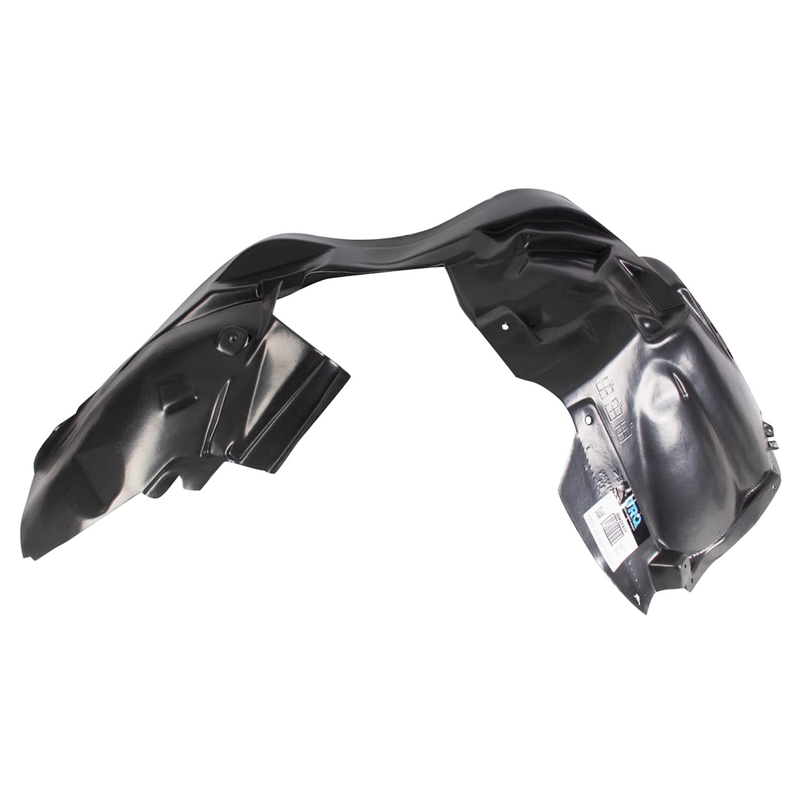 Trq Front Inner Fender Liner Set Compatible With 2015-2018 Jeep Renegade Ch1248183 Ch1249183