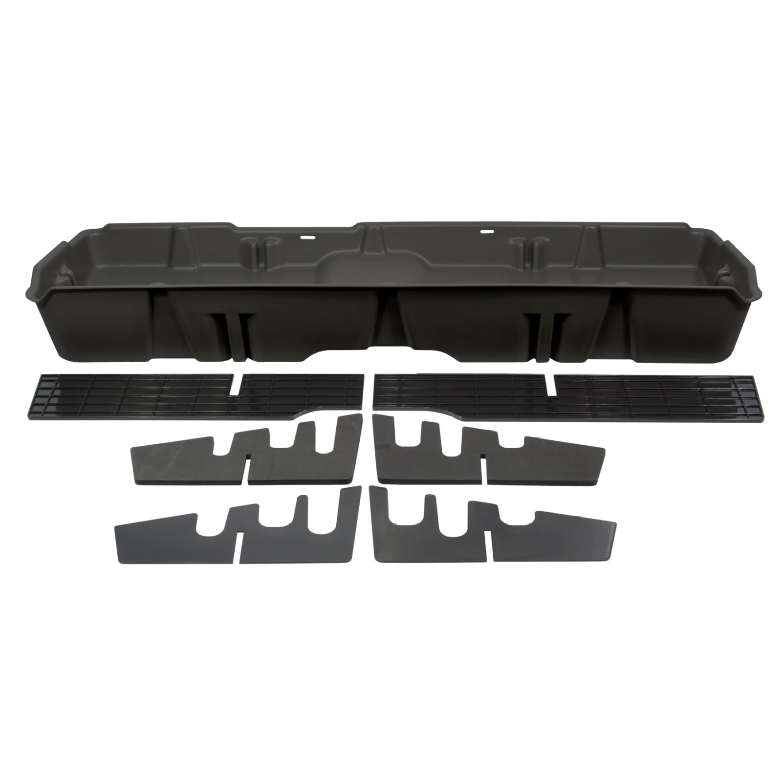 Du-Ha Under Seat Storage Fits 07-13 Chevy Silverado/Gmc Sierra Crew Cab & 07-14 Heavy Duty Crew Cab | Dark Gray Heavy-Duty Back 
